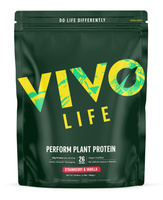 Białko wegańskie PERFORM + BCAA - Truskawkowo-waniliowe (26 porcji / 988g)