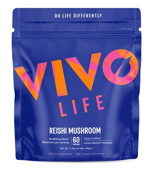Ekstrakt REISHI Vivo Life - Termin ważności: 30.06.2026 r. - (60 porcji/60g)