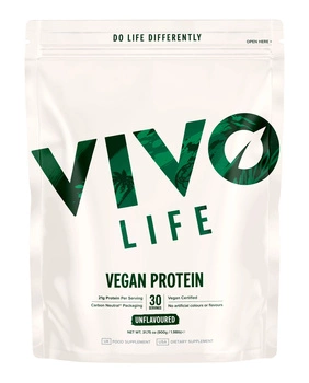 Vegan Protein Vivo Life bezsmakowe białko wegańskie (900 g / 30 porcji)