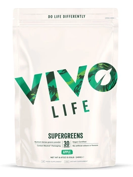 SUPERGREENS - naturalne witaminy roślinne - orzeźwiające jabłko (240 g)